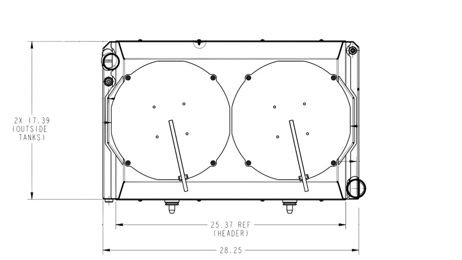 1996-2002 Dodge Viper Gen Radiator Module