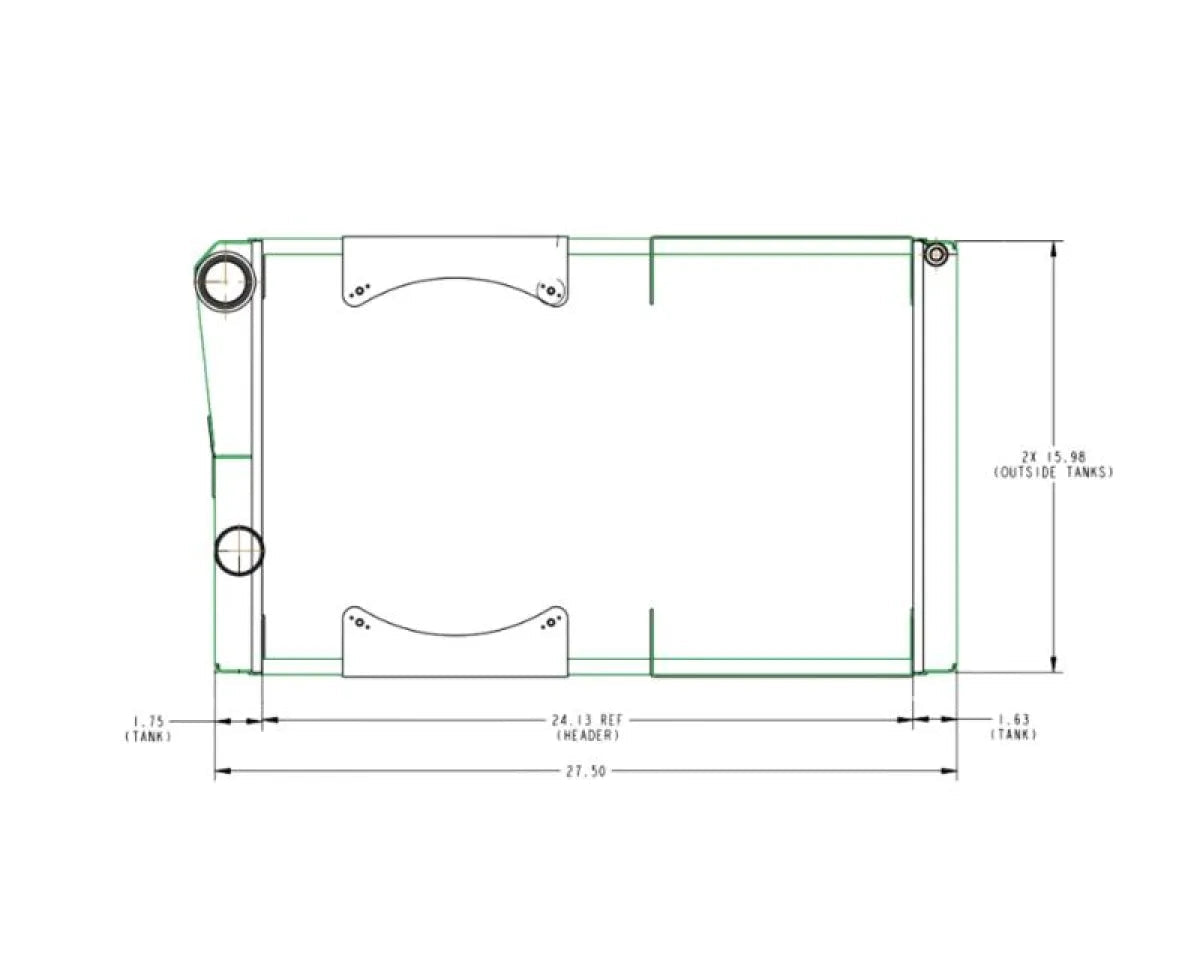Sw20 Radiator Expoded Drawing PWR - Late Model Racing Radiators – PWR Advanced Cooling Technology USA