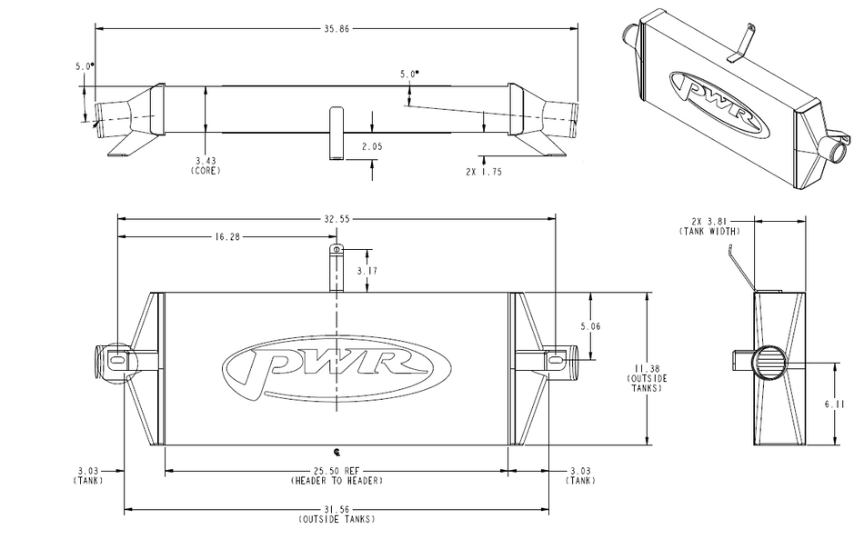 2002-07 Subaru WRX/STI Front Mount Intercooler