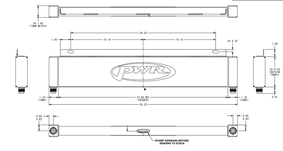 1996-2002 Dodge Viper Engine Oil Cooler