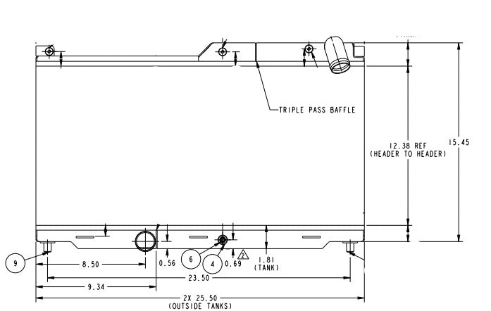 1993-1997 Mazda RX-7 Radiator