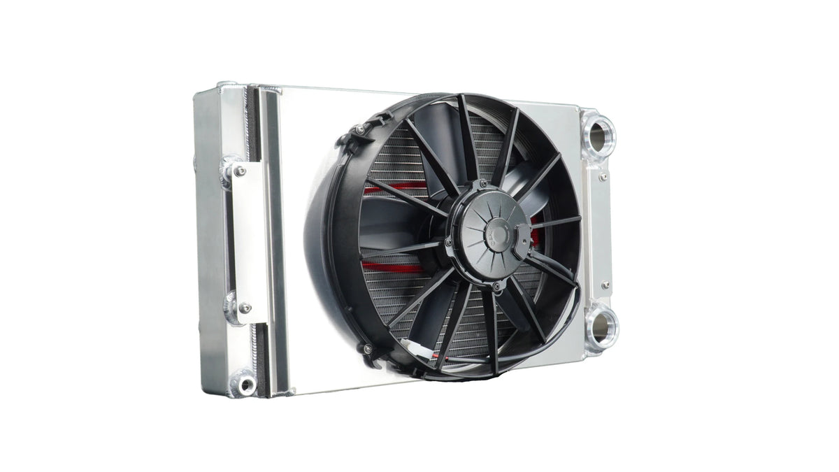 Low Profile Drag Racing Radiator PWR - 55mm Drag Racing Radiators – PWR Advanced Cooling Technology USA